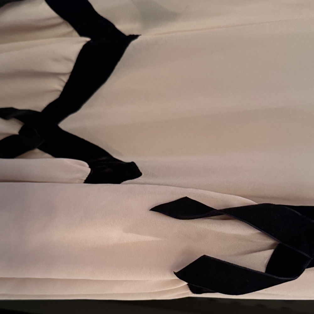 Free People Cream and Black Midi Dress - Picture 3 of 4